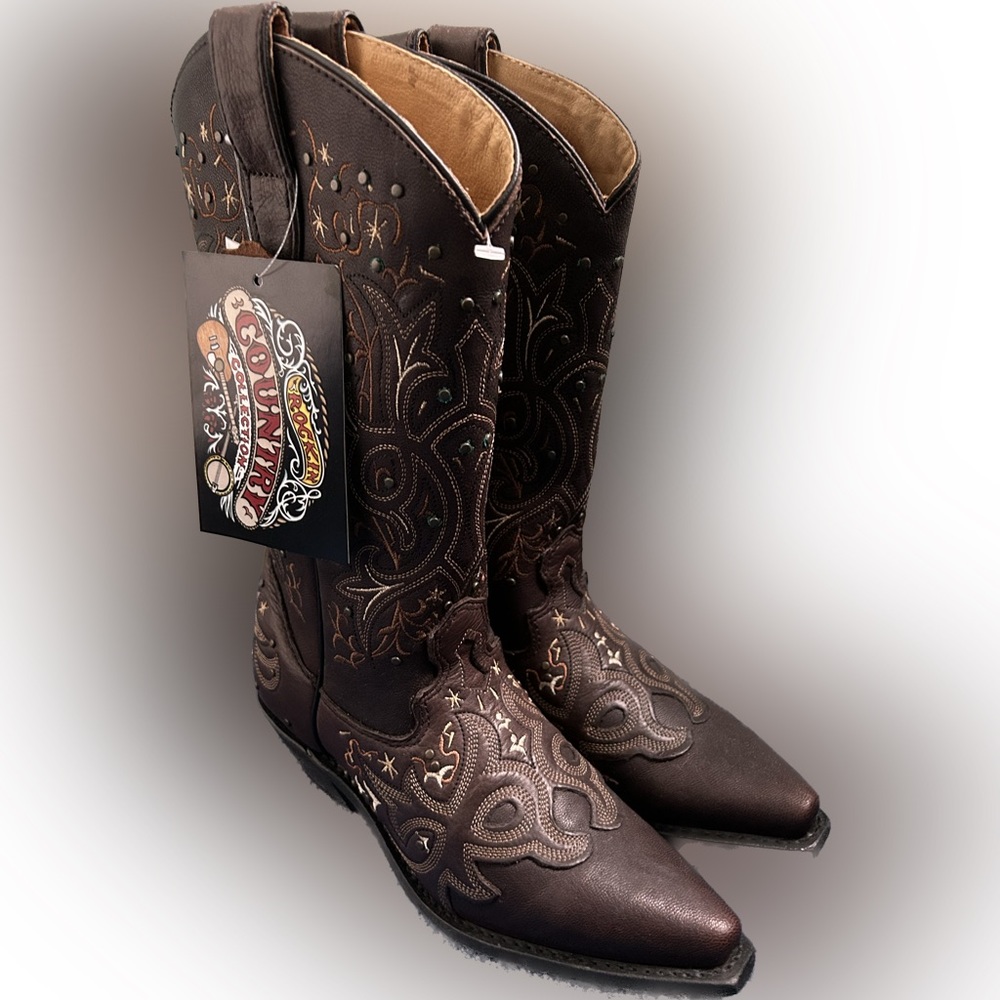 Brand New Cowboy Boots! Never worn, Brown, 7M, Masterson Boot Co.